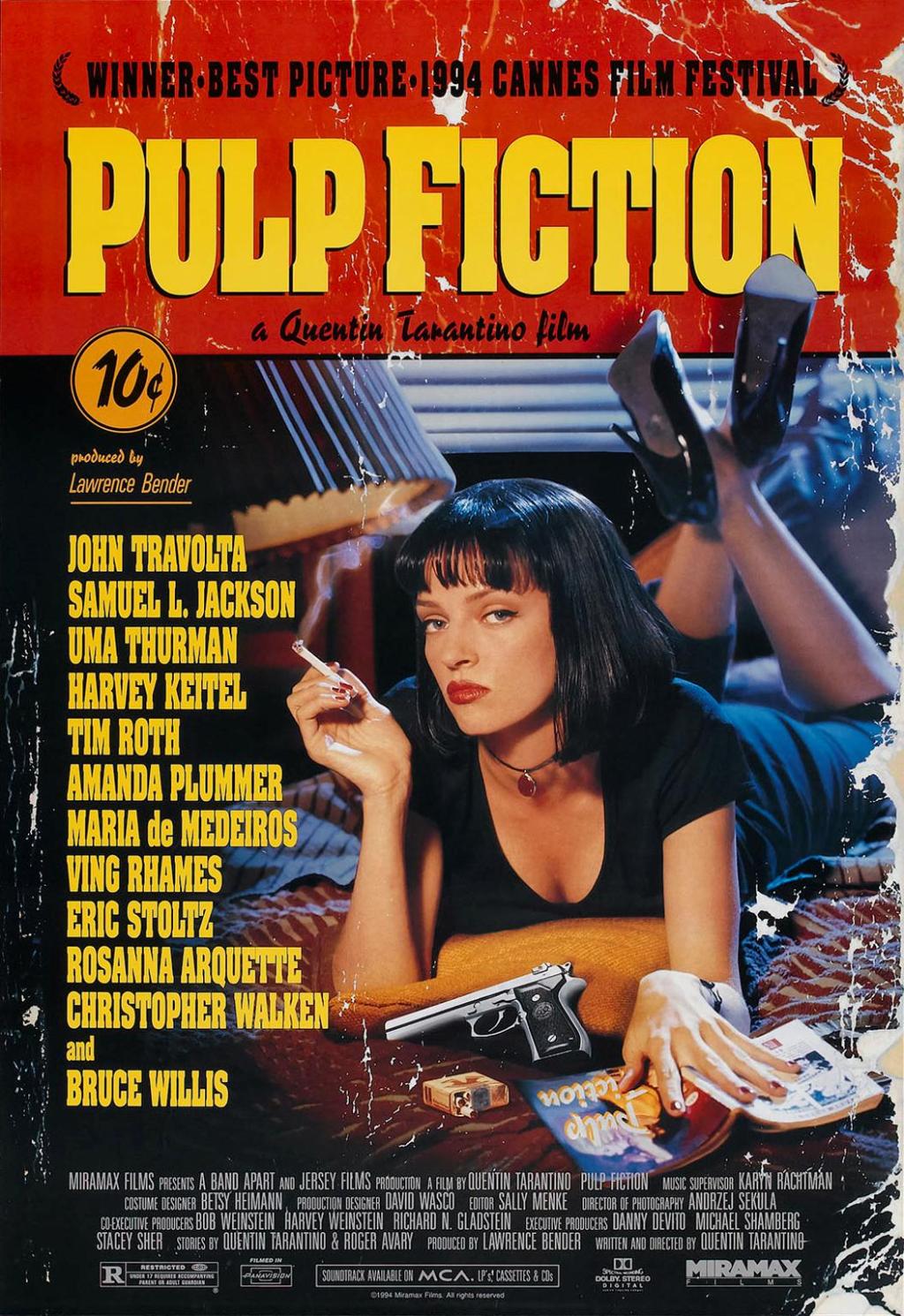 Number 2 Movie 1990’s Pulp&nbsp;Fiction